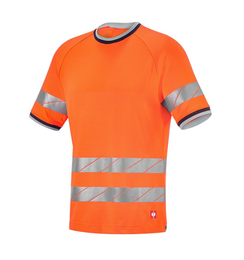Kleding: Functionele veiligheids-T-shirt e.s.ambition + signaaloranje/donkerblauw 8