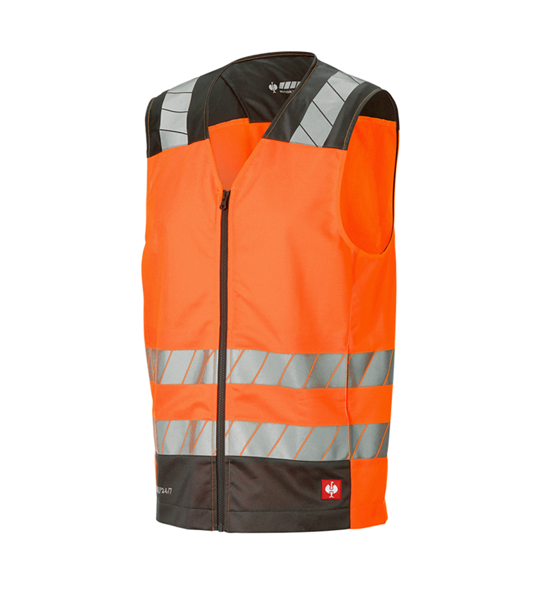 Gilets de travail: Gilet de signalisation e.s.motion 24/7 + orange fluo/anthracite 5