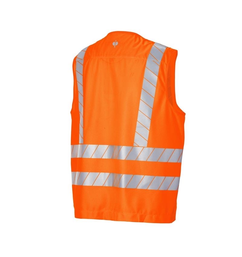 Gilets de travail: Gilet de signalisation e.s.motion 24/7 uni + orange fluo 5