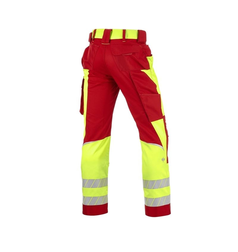 Themen: Warnschutz Bundhose e.s.motion 24/7 + rot/warngelb 6