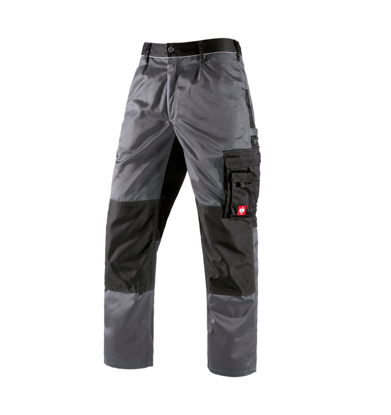 Pantalon à taille élastique e.s.image gris/noir