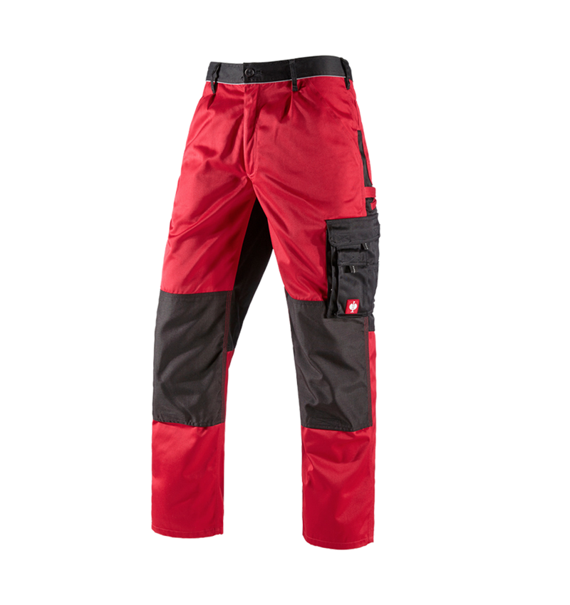 Installateurs / Plombier: Pantalon à taille élastique e.s.image + rouge/noir 8