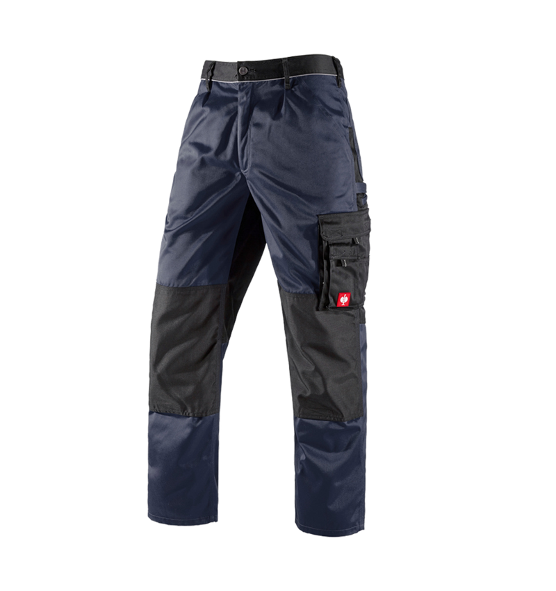 Thèmes: Pantalon à taille élastique e.s.image + bleu foncé/noir 7