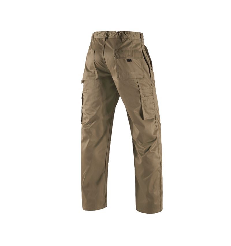 Pantalons de travail: Pantalon à taille élastique e.s.classic + kaki 4