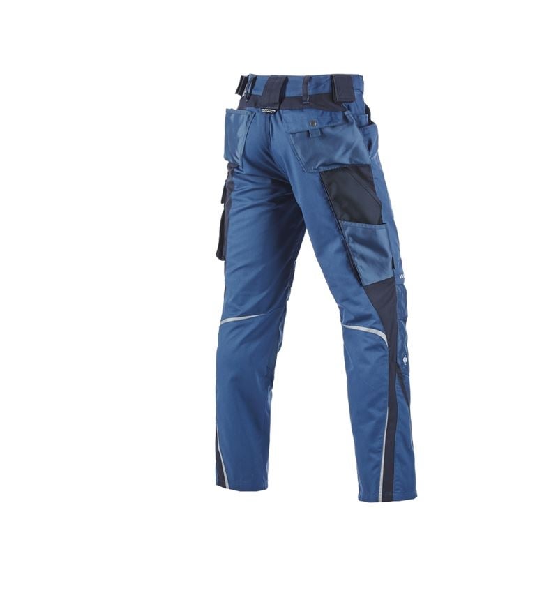 Menuisiers: Pantalon à taille élastique e.s.motion + cobalt/pacifique 3