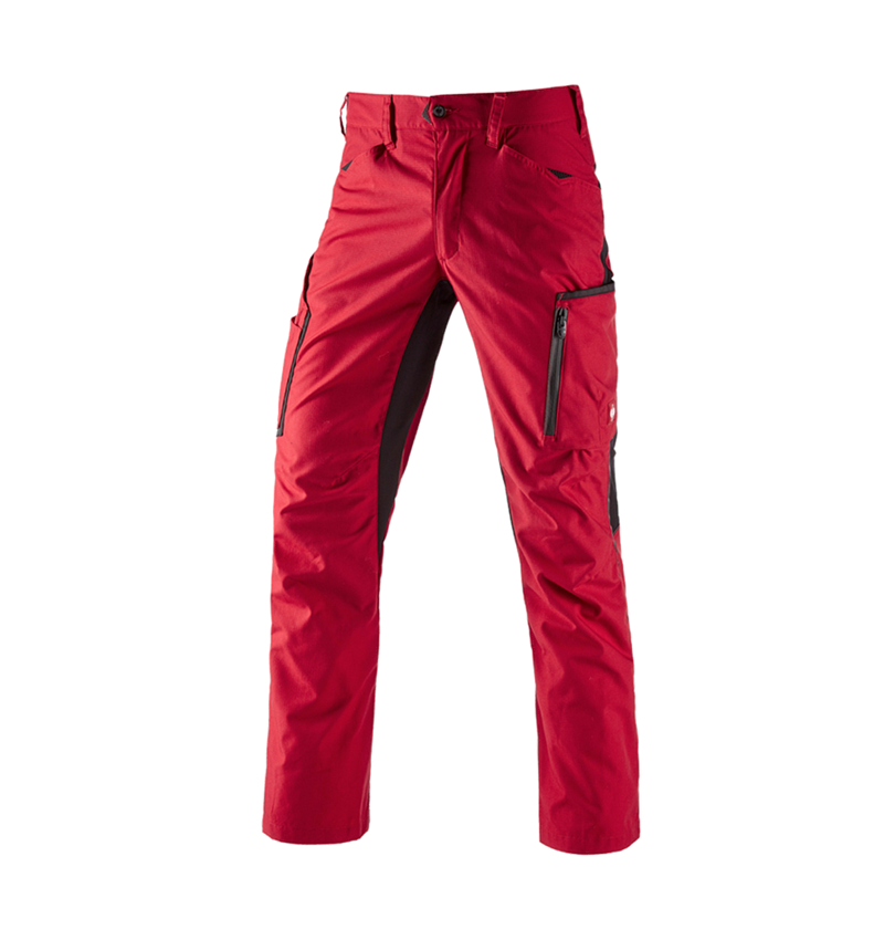 Thèmes: Pantalon à taille élastique e.s.vision, hommes + rouge/noir 2