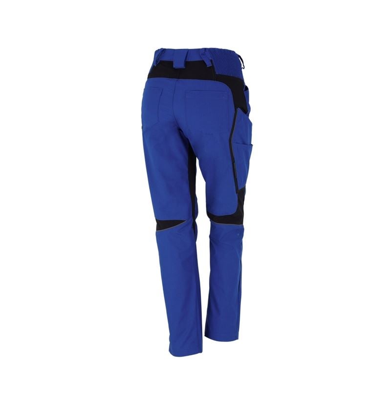 Horti-/ Sylvi-/ Agriculture: Pantalon à taille élastique femmes e.s.vision + bleu royal/noir 3
