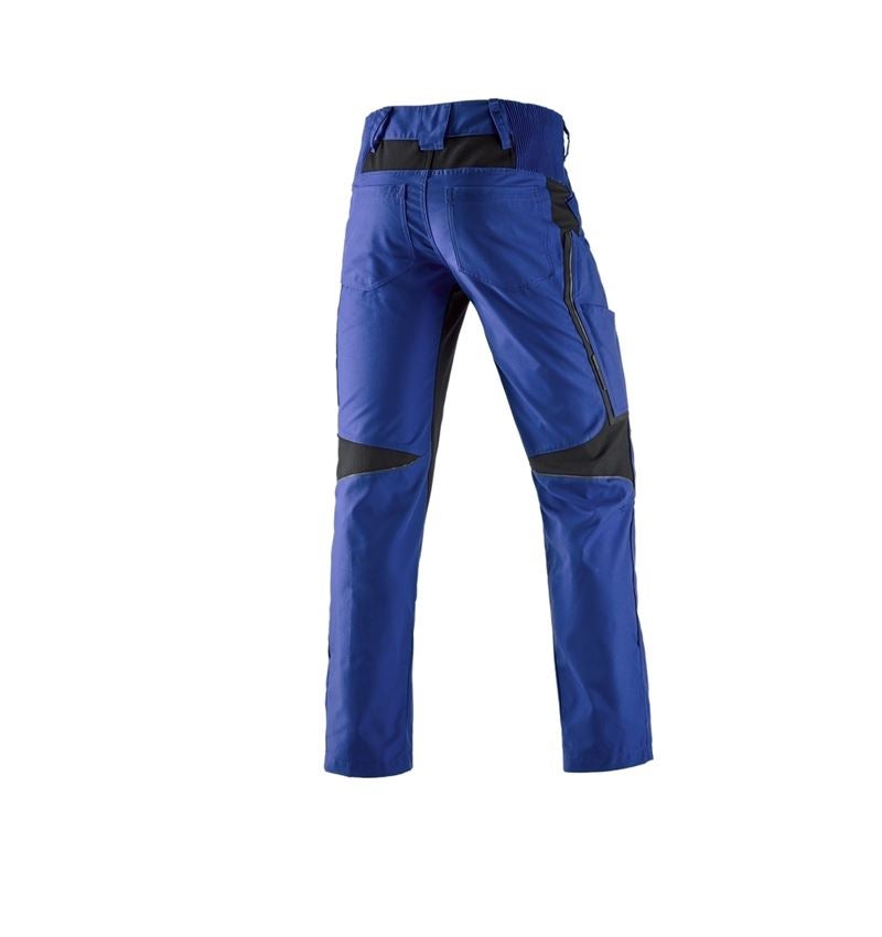 Thèmes: Pantalon à taille élastique d'hiver e.s.vision + bleu royal/noir 1