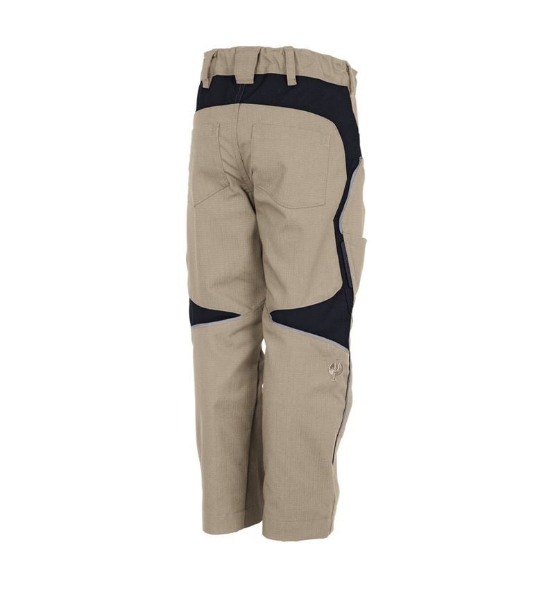 Pantalons: Pantalon élastique d‘hiver e.s.vision, enfants + glaise/noir 1