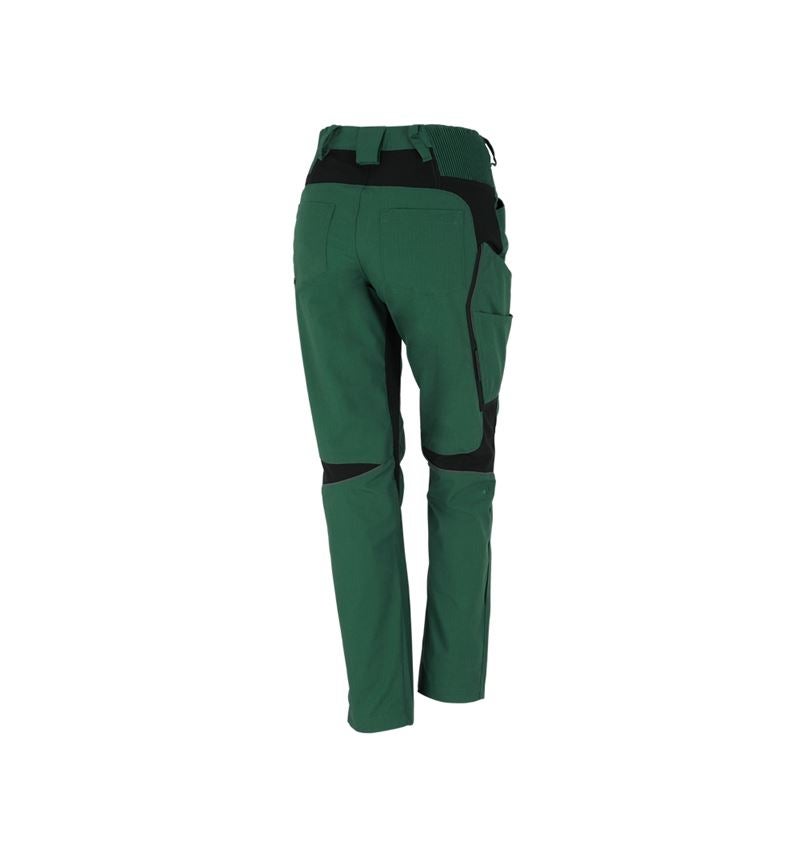Pantalons de travail: Pantalon d'hiver pour femmes e.s.vision + vert/noir 1