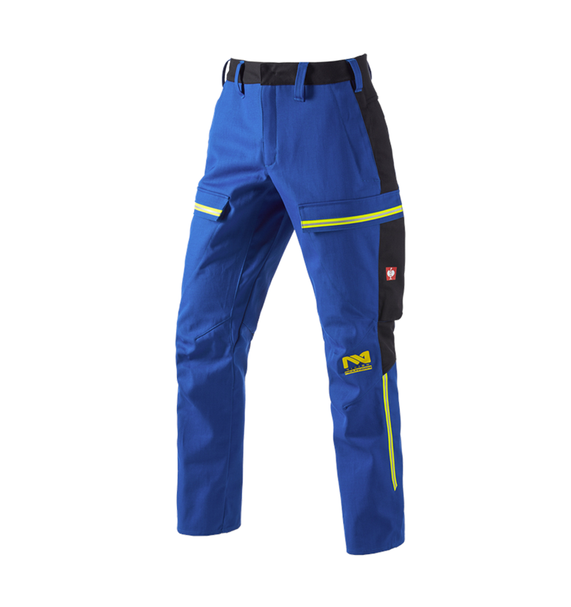 Pantalons de travail: Pantalon à taille élastique e.s.vision multinorm* + bleu royal/noir 2