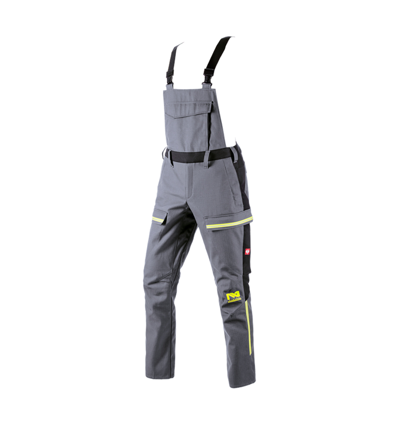 Pantalons de travail: Salopette e.s.vision multinorm* + gris/noir 1
