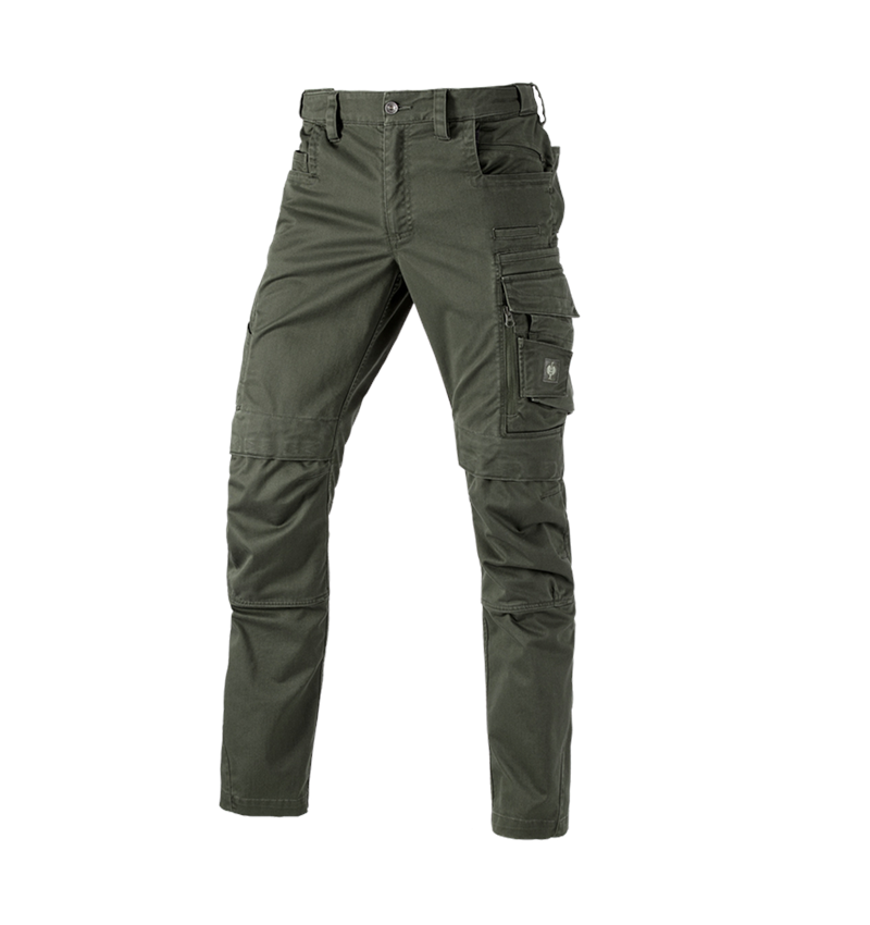 Thèmes: Pantalon à taille élastique e.s.motion ten + vert camouflage 2