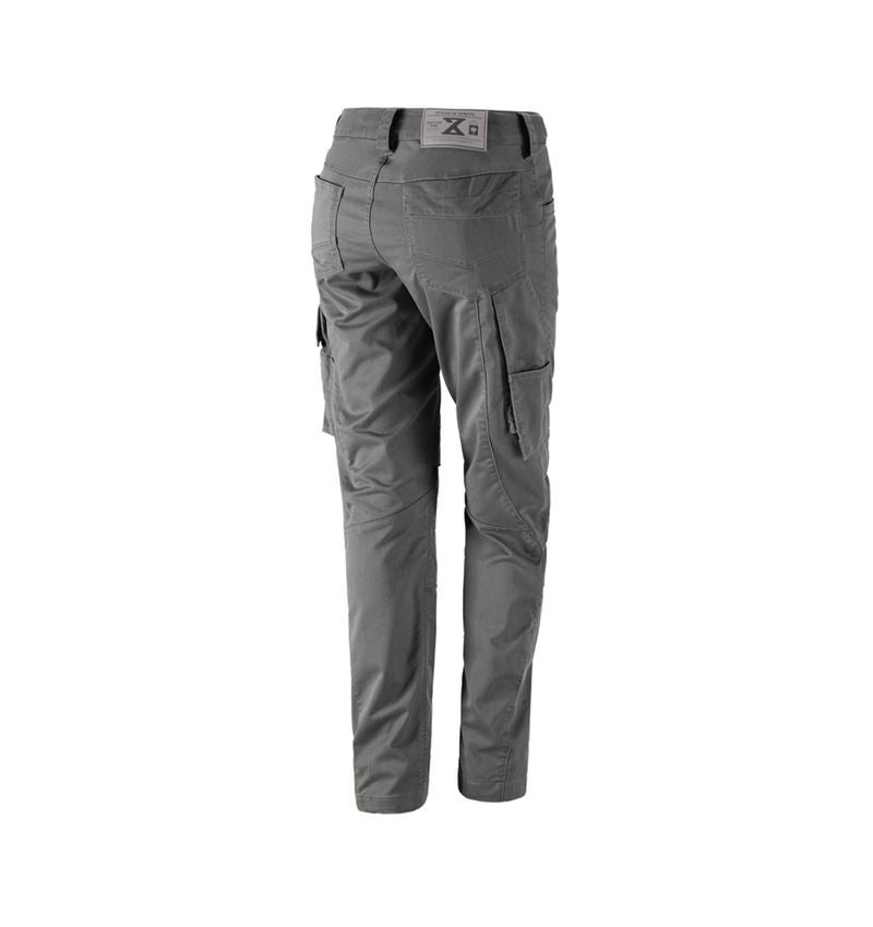 Pantalons de travail: Pantalon à taille élastique e.s.motion ten, femmes + granit 2