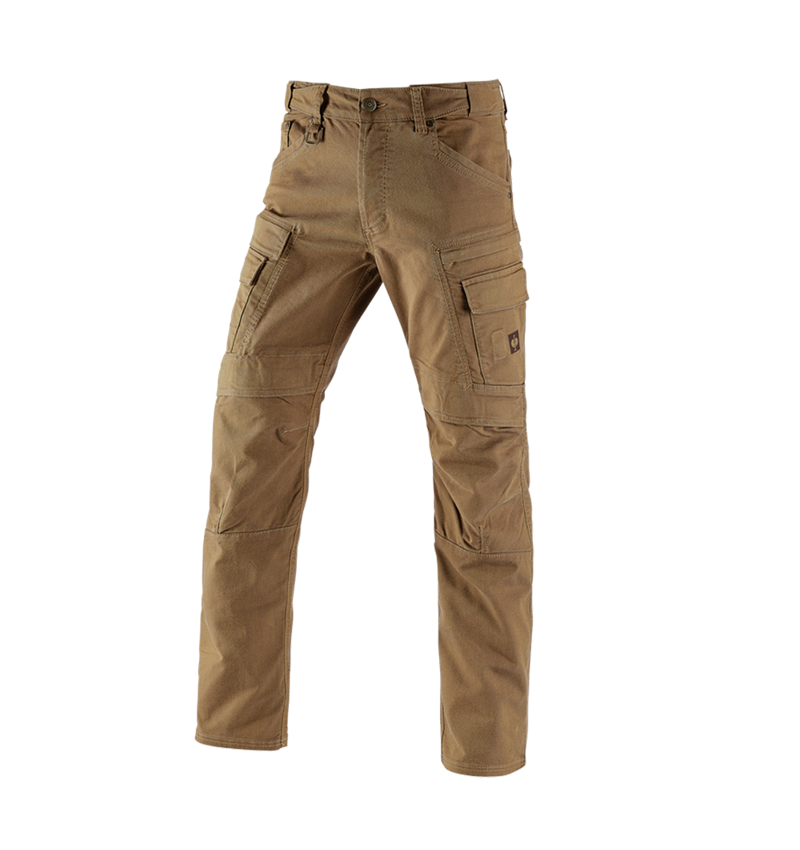 Pantalons de travail: Pantalon cargo de travail e.s.vintage + sépia 2