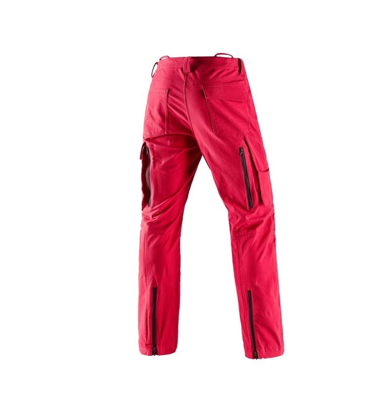 Pantalons de travail: Pantalon forest.élas. anticoupure e.s.cotton touch + rouge vif 3