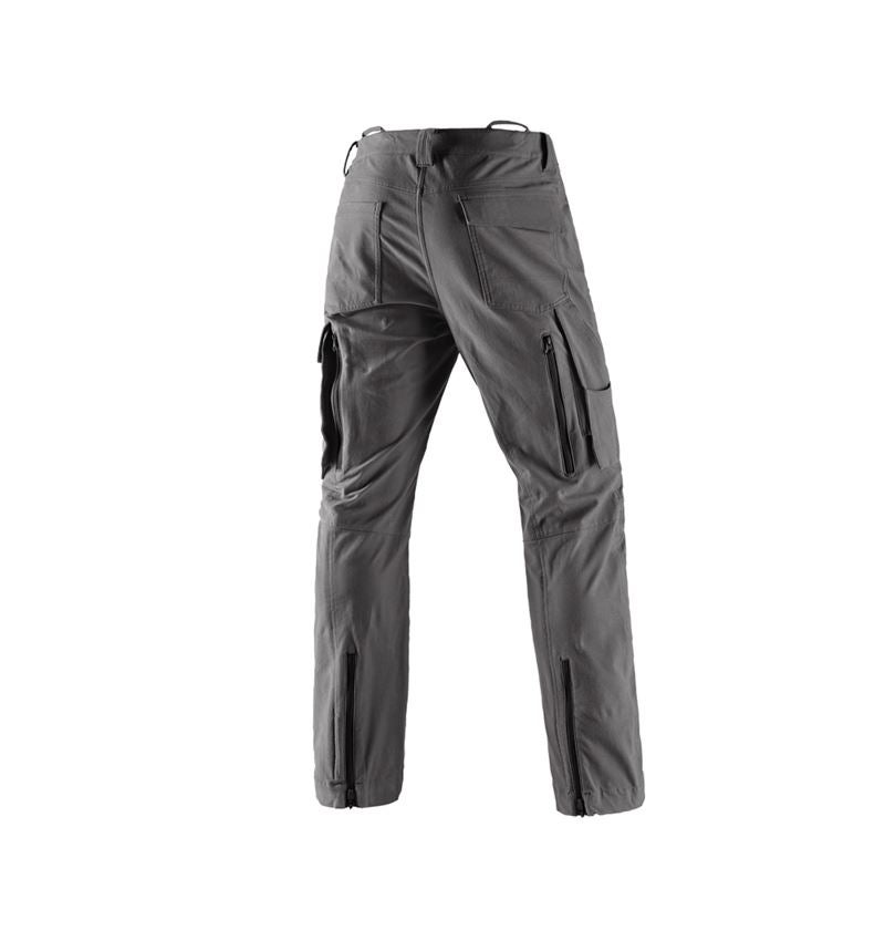Pantalons de travail: Pantalon forest.élas. anticoupure e.s.cotton touch + gris carbone 3