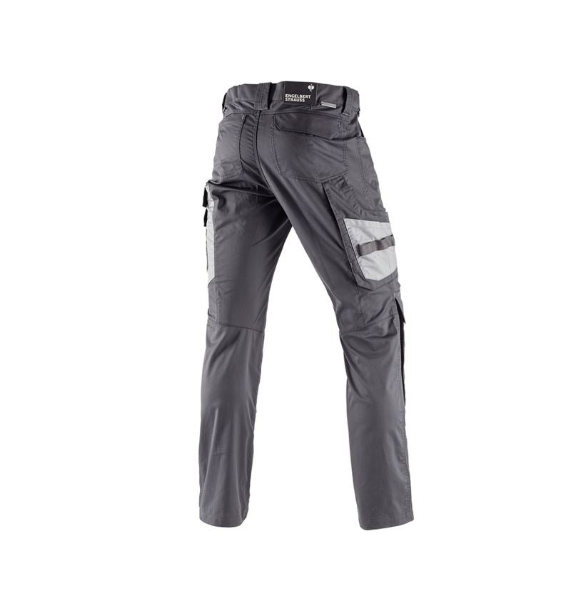 Pantalons de travail: Pantalon à taille élastique e.s.concrete light + anthracite/gris perle 4