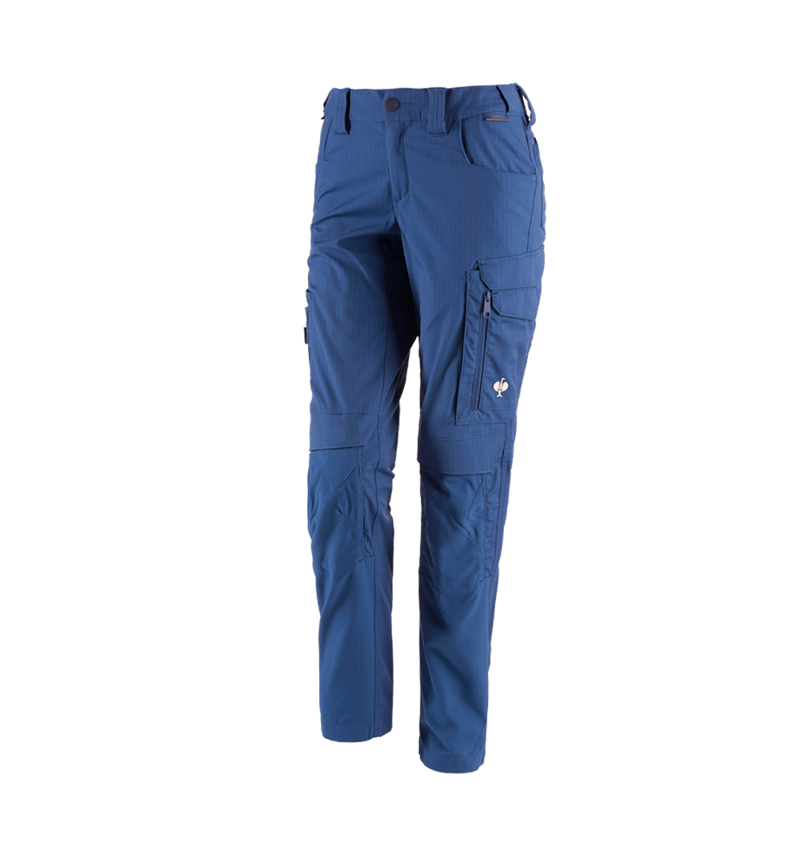 Thèmes: Pantalon à taille élast. e.s.concrete solid femmes + bleu alcalin 2