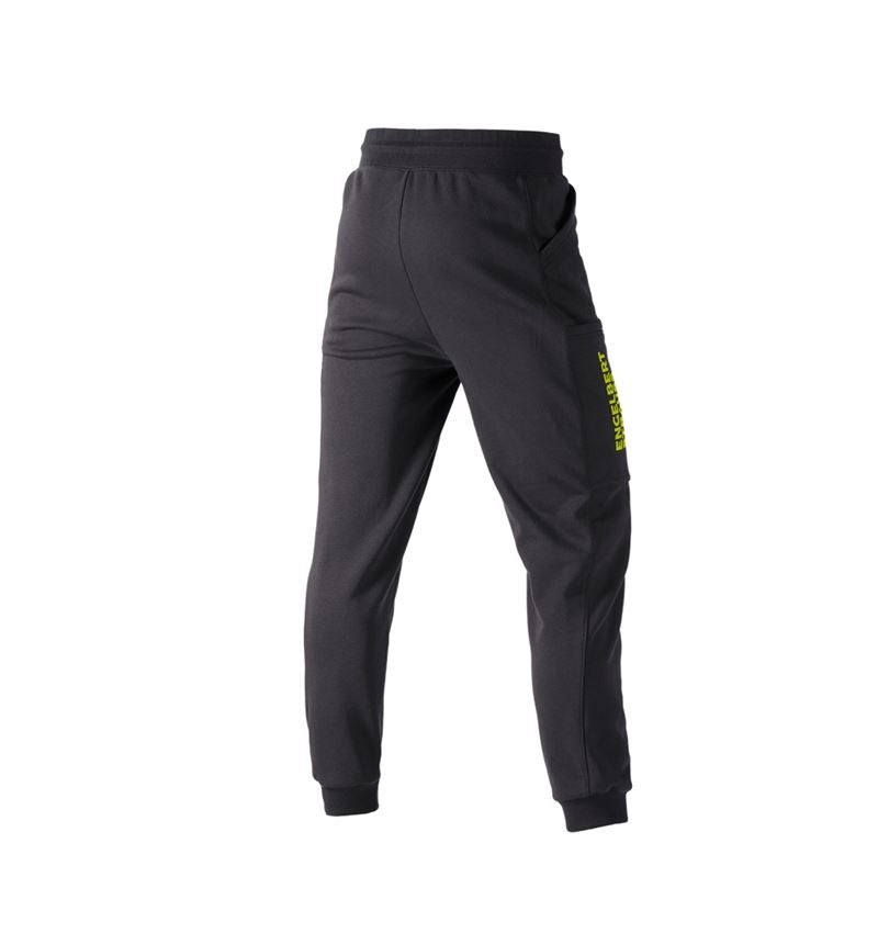 Accessoires: Sweat pants e.s.trail + zwart/zuurgeel 3