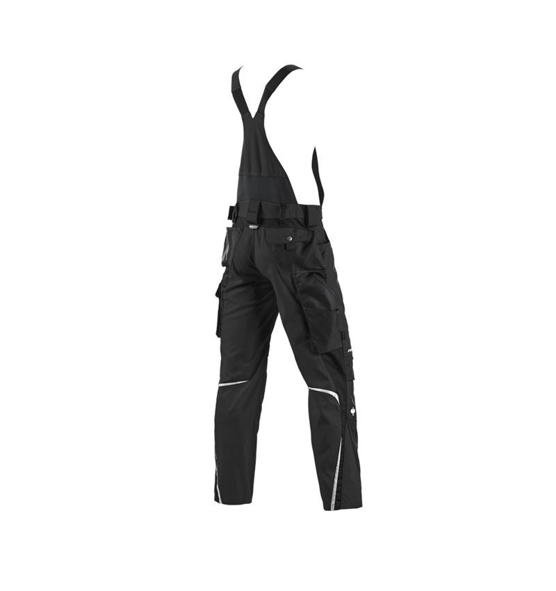Pantalons de travail: Salopette à taille élastique e.s.motion d´hiver + noir 3
