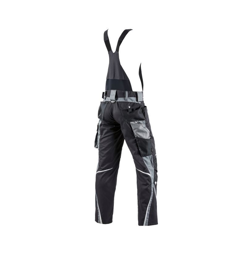 Pantalons de travail: Salopette à taille élastique e.s.motion d´hiver + graphite/ciment 3