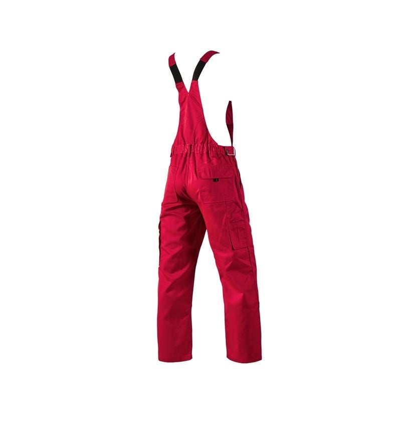 Pantalons de travail: Salopette e.s.classic + rouge 3