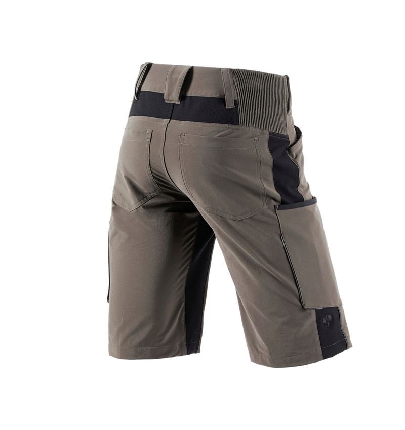 Pantalons de travail: Short e.s.vision stretch, hommes + pierre/noir 3
