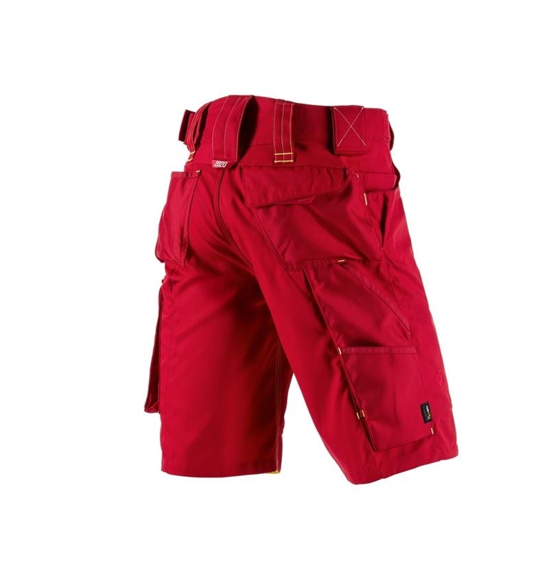 Pantalons de travail: Short e.s.motion 2020 + rouge vif/jaune fluo 4