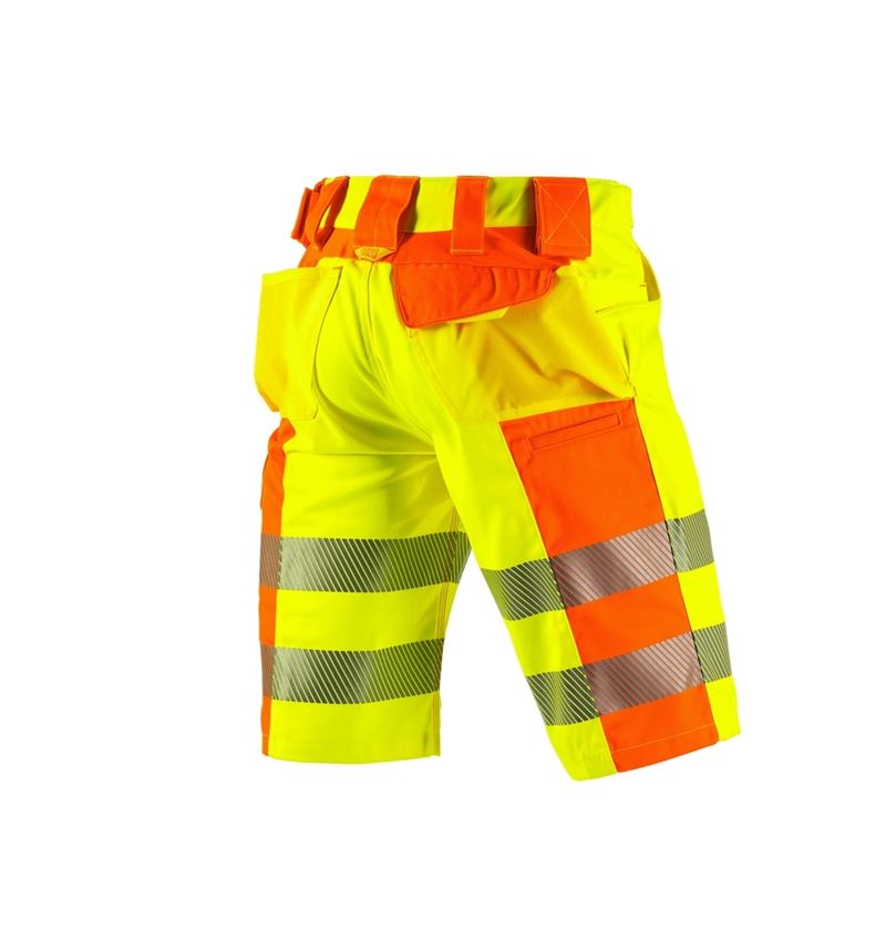 Pantalons de travail: Short fluorescent e.s.motion 2020 + jaune fluo/orange fluo 3