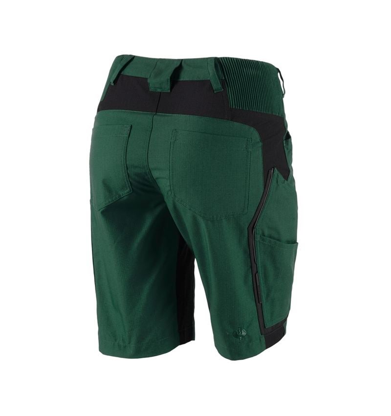 Pantalons de travail: Short e.s.vision, femmes + vert/noir 3