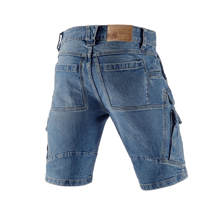 Themen: e.s. Cargo Worker-Jeans-Short POWERdenim + stonewashed 3
