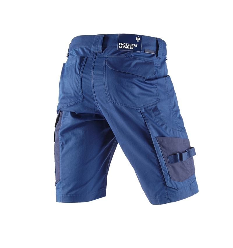 Pantalons de travail: Short e.s.concrete light + bleu alcalin/bleu profond 4