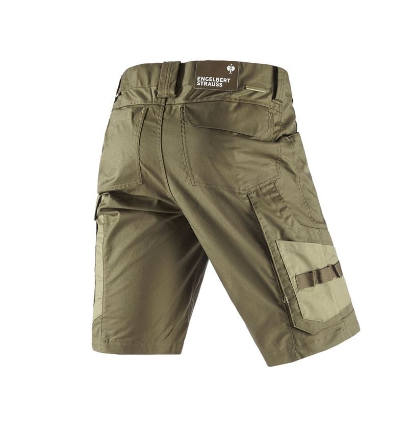 Pantalons de travail: Short e.s.concrete light + vert boue/vert stipa 4