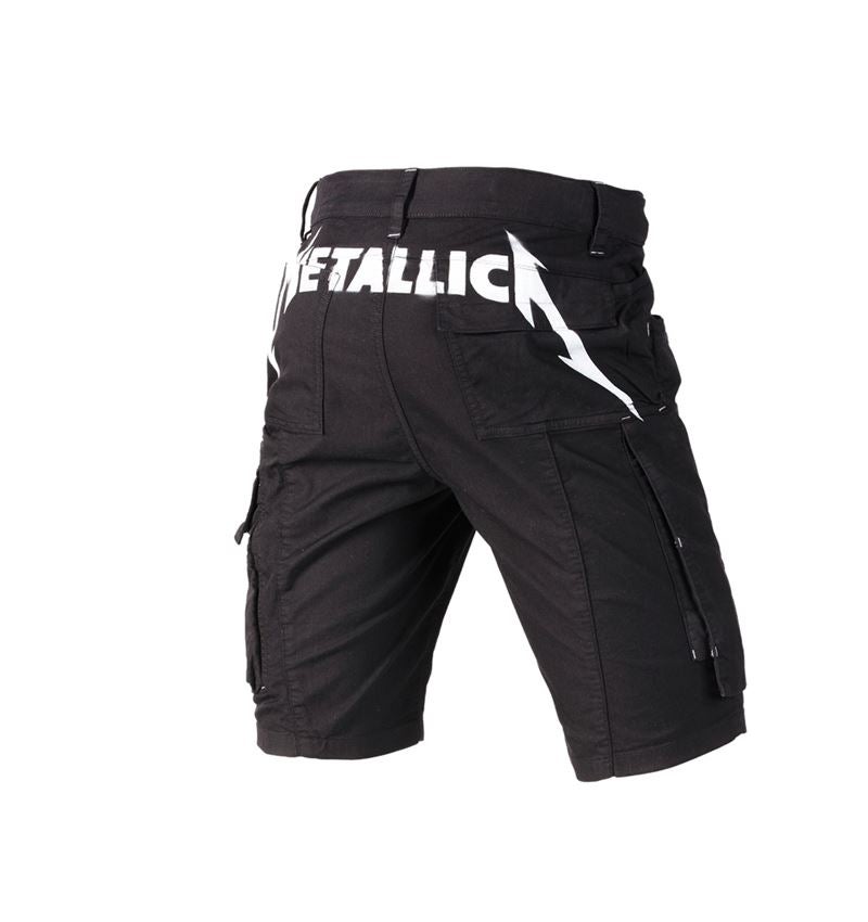 Werkbroeken: Metallica twill shorts + zwart 4