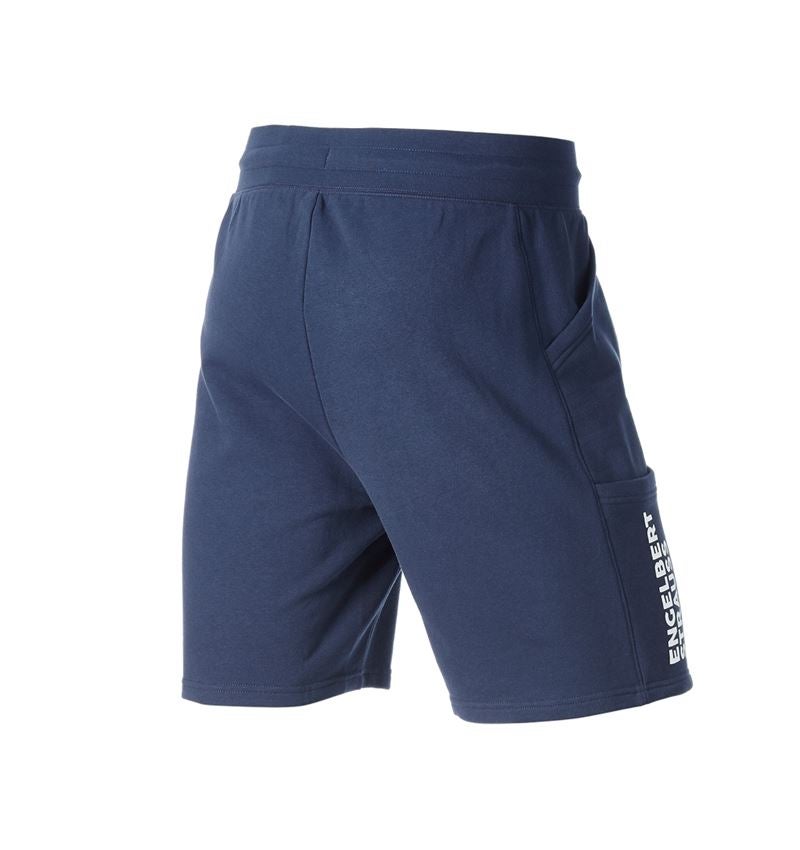 Pantalons de travail: Sweat short light e.s.trail + bleu profond/blanc 5