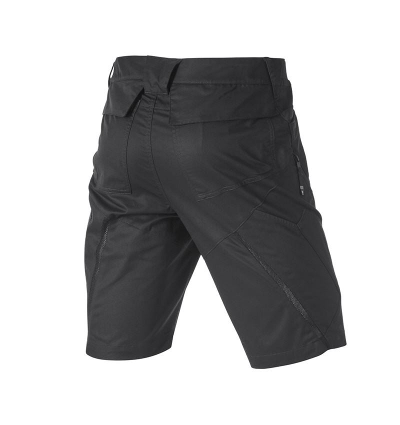 Pantalons de travail: Short à poches multiples e.s.ambition + noir 8