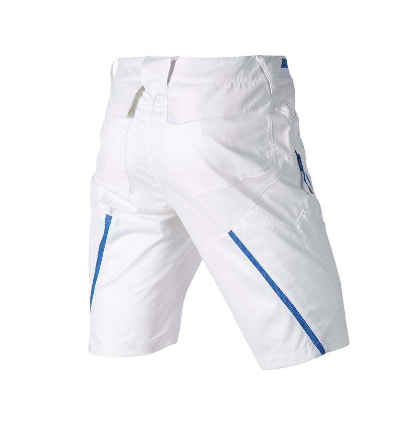 Werkbroeken: Multipocketshort e.s.ambition + wit/gentiaanblauw 7