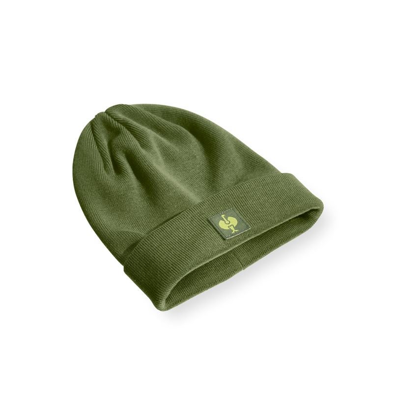 Accessoires: Bonnet tricoté e.s.iconic + vert montagne