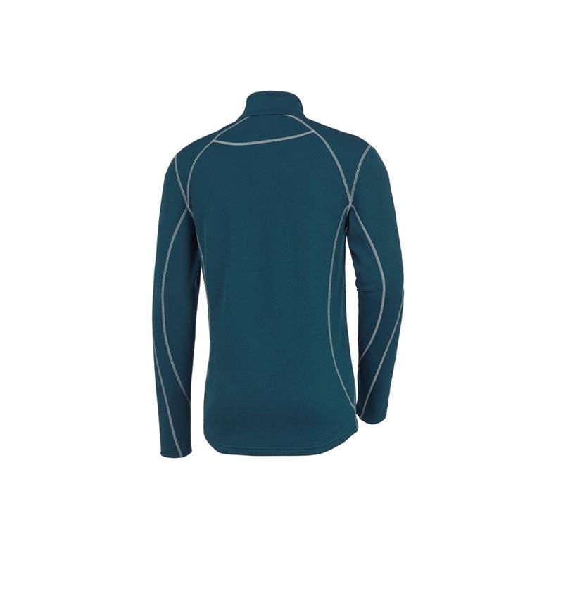 Shirts & Co.: Funkt.-Troyer thermo stretch e.s.motion 2020 + seeblau/platin 3