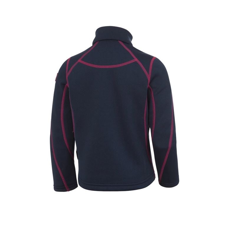 Bovenkleding: Schipperstrui thermo stretch e.s.motion 2020,kind. + donkerblauw/bessen 1