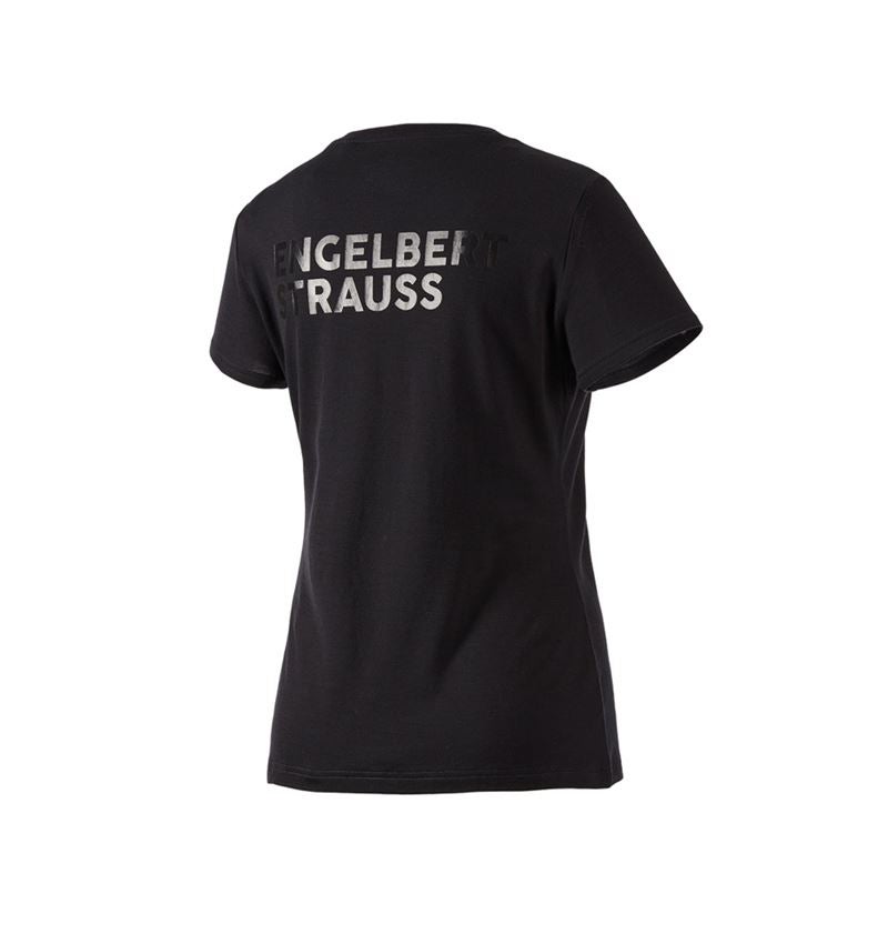 Bovenkleding: T-Shirt Merino  e.s.trail, dames + zwart 3