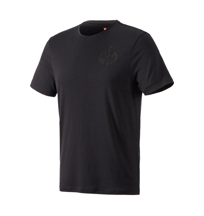 Bovenkleding: T-Shirt Merino e.s.trail + zwart 2