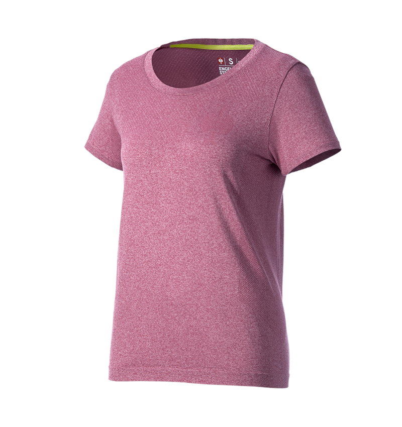 Bovenkleding: T-Shirt seamless  e.s.trail, dames + tarapink melange 5