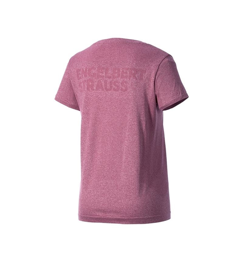 Kleding: T-Shirt seamless  e.s.trail, dames + tarapink melange 6