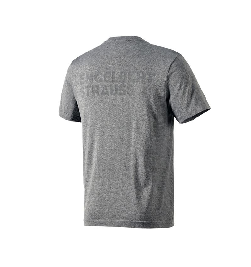 Shirts & Co.: T-Shirt seamless e.s.trail + basaltgrau melange 4