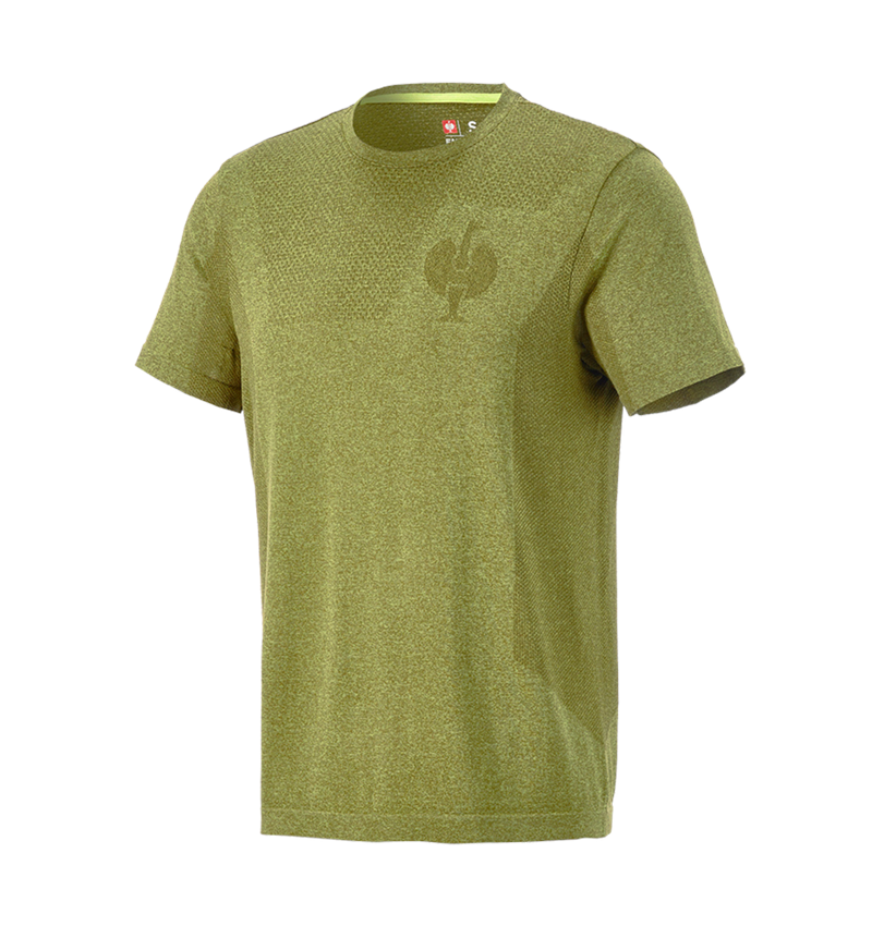 Hauts: T-Shirt seamless e.s.trail + vert genévrier mélange 4
