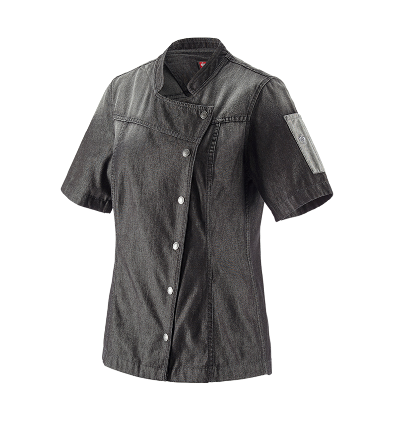 Shirts & Co.: e.s. Kochjacke denim, Damen + graphitewashed 2