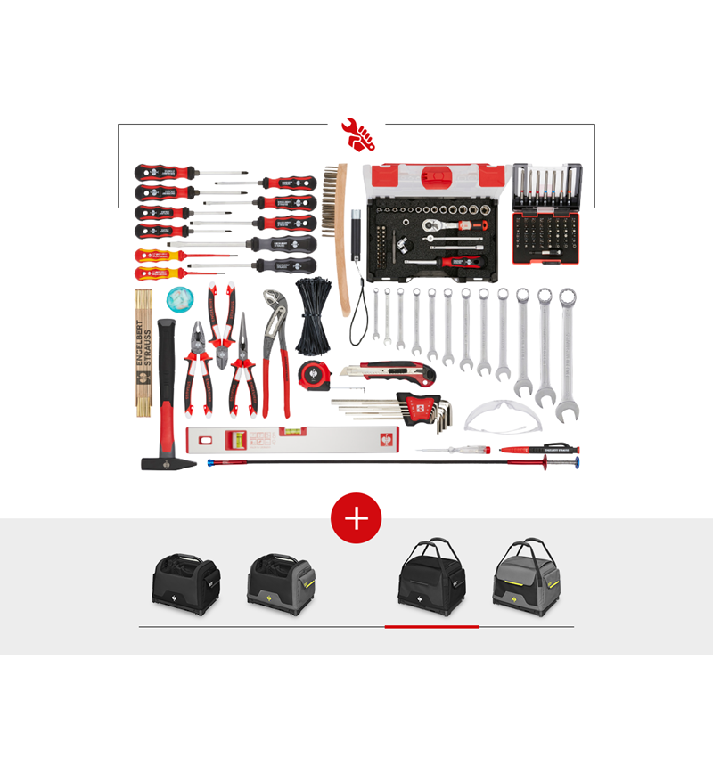 Werkzeuge: Werkzeug-Set Allround Profi inkl. STRAUSSbox + schwarz