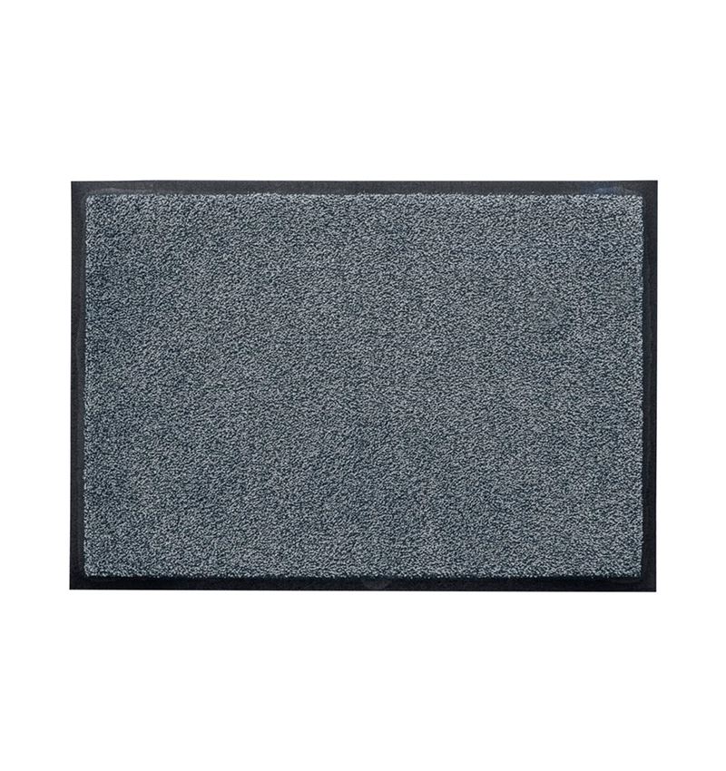 Tapis de sol: Tapis confort avec bord en caoutchouc + noir/gris clair